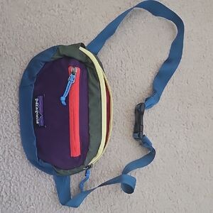 Patagonia Multicolor Belt Bag - Purple, Blue, Olive & Red Accents